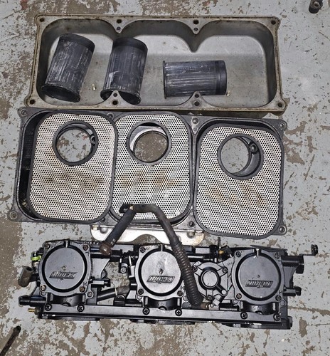 Kawasaki 1996 ZXI 1100 triple carb carbs carburetors rail carburetor 15003-3718 - Picture 3 of 9