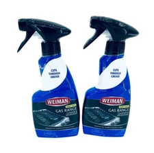 Weiman Gas Range Cleaner and Degreaser - 12 OZ - SET OF TWO