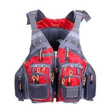 JKSPORTS Fly Fishing Vest Fishing Safety Life Jacket for Swimming Sailing Boatin