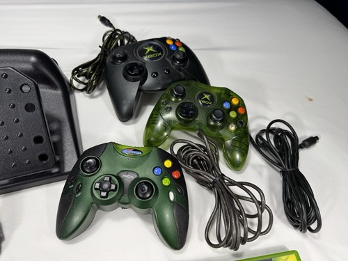 ✅35 Giochi Xbox ✅3 Controller ✅Mad Catz MC2 Petali Volante Ps1 2 GameCube - Foto 16 di 24