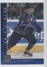 2001-02 ITG Be A Player Memorabilia Sapphire 3/100 Cliff Ronning #459 1y7