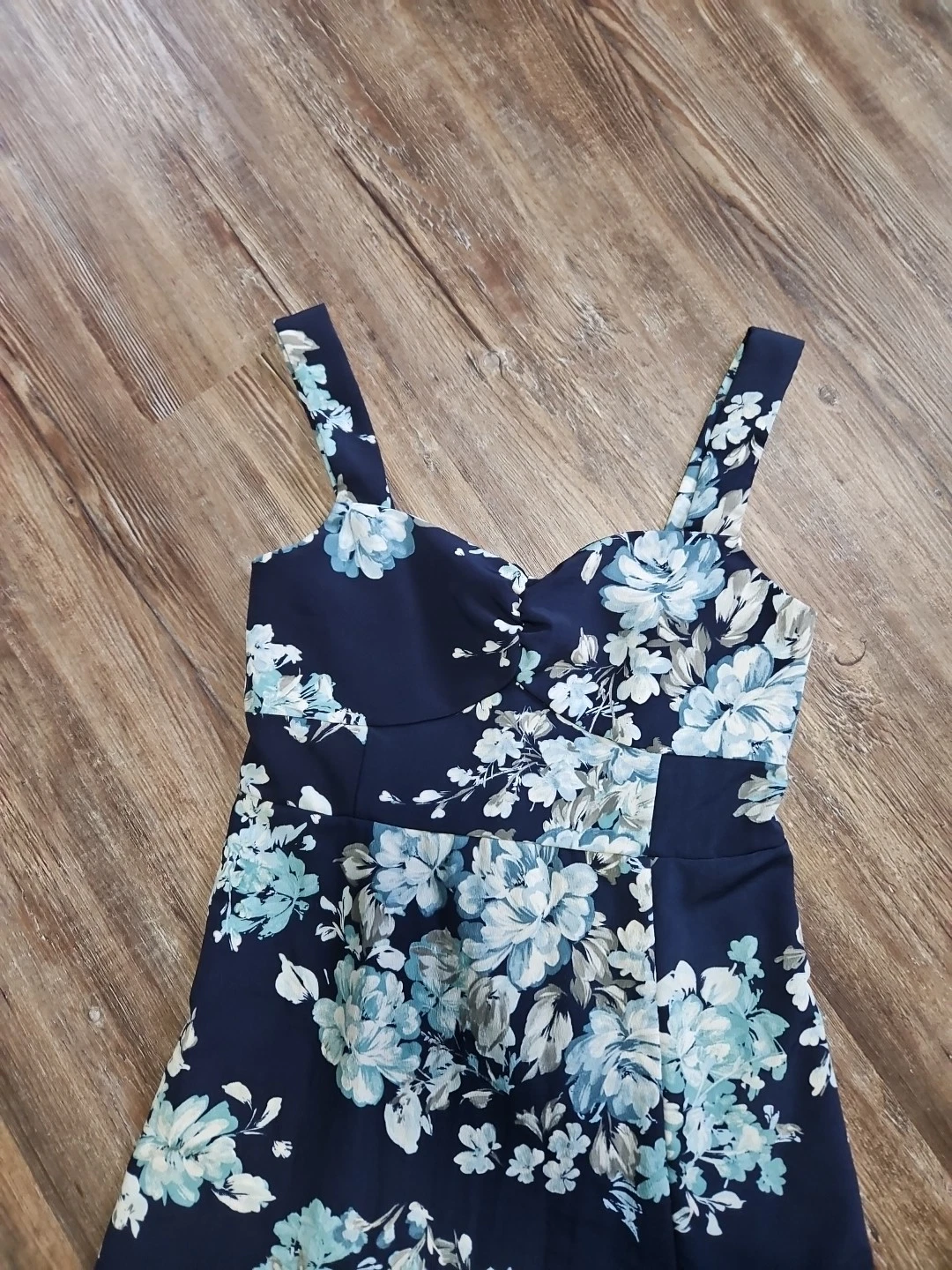 VALENTINO Abito midi a strati floreale Sweetheart taglia L