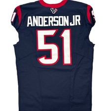 🏈Will Anderson Jr GAME-ISSUED💪Houston Texans🐂NFL Jersey👕Nike Includes COA💯
