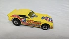 Vintage Hot Wheels 1977 Pepsi Challenger Funny Car in yellow
