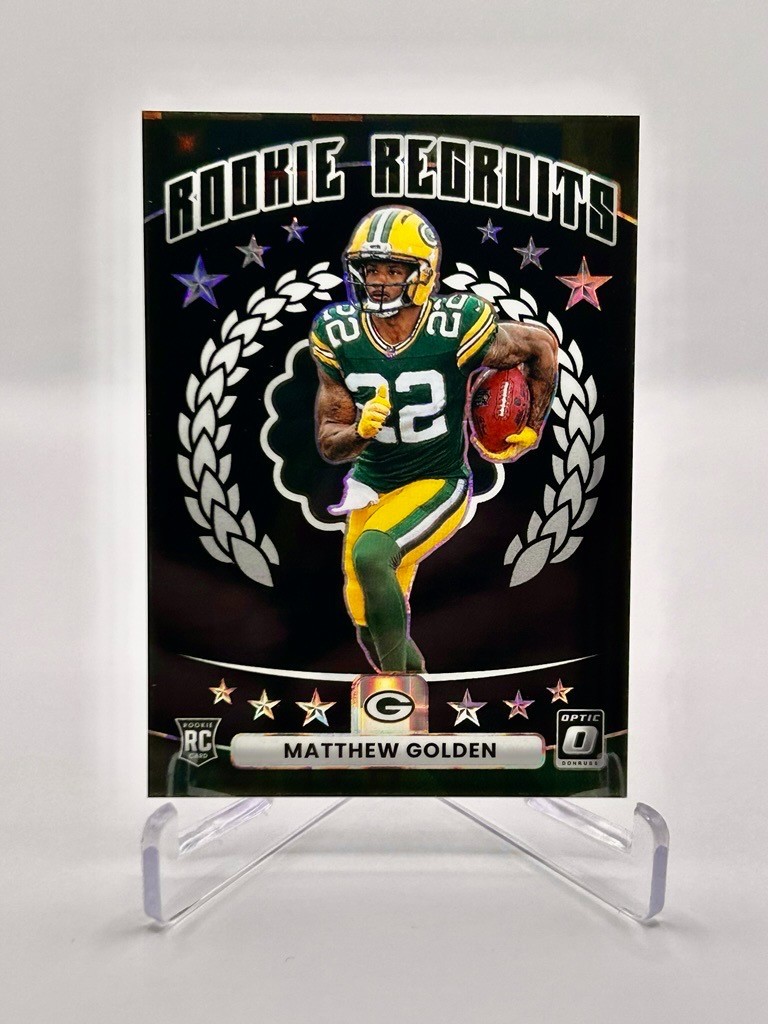 2025 Donruss Optic Matthew Golden #8 Rookie Recruits Black Pandora /149 RC