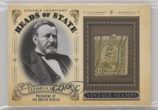 2020 Goodwin Champions Heads of State Stamp Relics Ulysses S Grant #HS-19 iy3