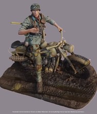 Deutscher Aufklärer BMW R75 Bausatz  Scale  ...