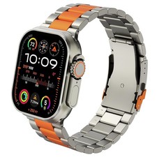 Titanium Metal Watch Band for Apple Watch Ultra 49mm 46mm 45mm 44mm 42mm