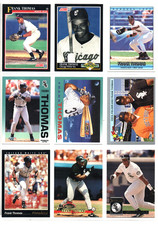 CHICAGO WHITE SOX lot of 216 different MLB baseball cards from 1987-1996