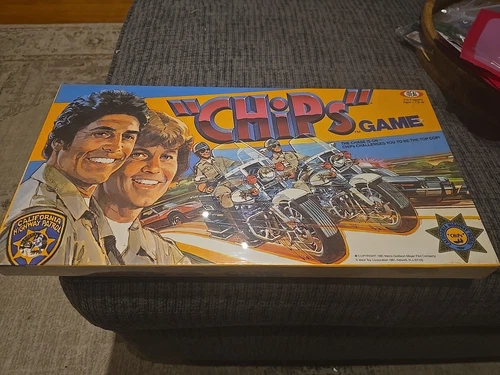 Vintage 1981 Chips CaliforniaHighway Patrol Board Game Ideal SEALED NEW Rare!