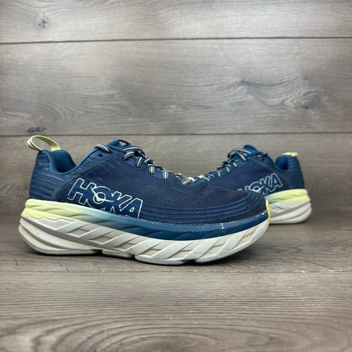 Hoka One One Bondi 6 Running Shoes Women’s 10 EBLS Blue Athletic Sneaker 1019270 - Picture 4 of 14