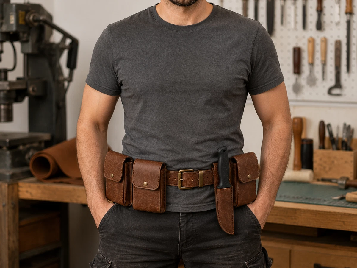 leather utility belt products for sale | eBay