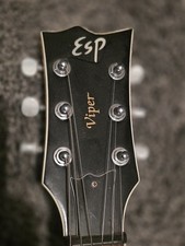 Vintage ESP Viper Electric Guitar Black Solid...