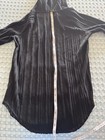 SO NWOT Black  Pockets Cozy Tunic Hood Shirt Top Medium SOFT Drawstring — photo 4