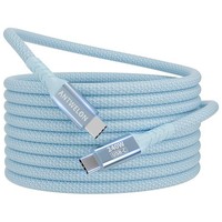 240W USB C Auf USB C Kabel PD 3.1 USB C 2M Nylon Geflochten Ladekabel