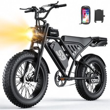 MOUNTAIN EBIKE 20" FAT TIRE ADULTS ELECTRIC BIKE 2500W 34MPH 48V 20AH US