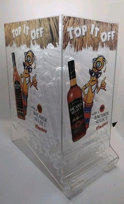 Barcardi SELECT FLOATER Store Display And Empty Tubes
