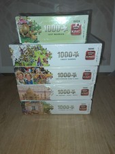 Lot 5 magnifiques puzzle 1000 pièces 