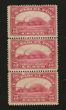 US #Q11 75 Parcel Post “Harvesting” STAMPS STRIP 3 NG $255