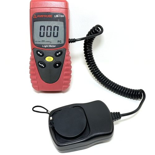 Amprobe LM-100 Light Meter 200K Lux or 20K Foot Candles - Picture 2 of 8