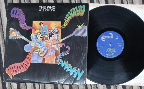 THE WHO A QUICK ONE 1ST UK PRESS LP MONO 1966 REACTION 593002 Plays Great
