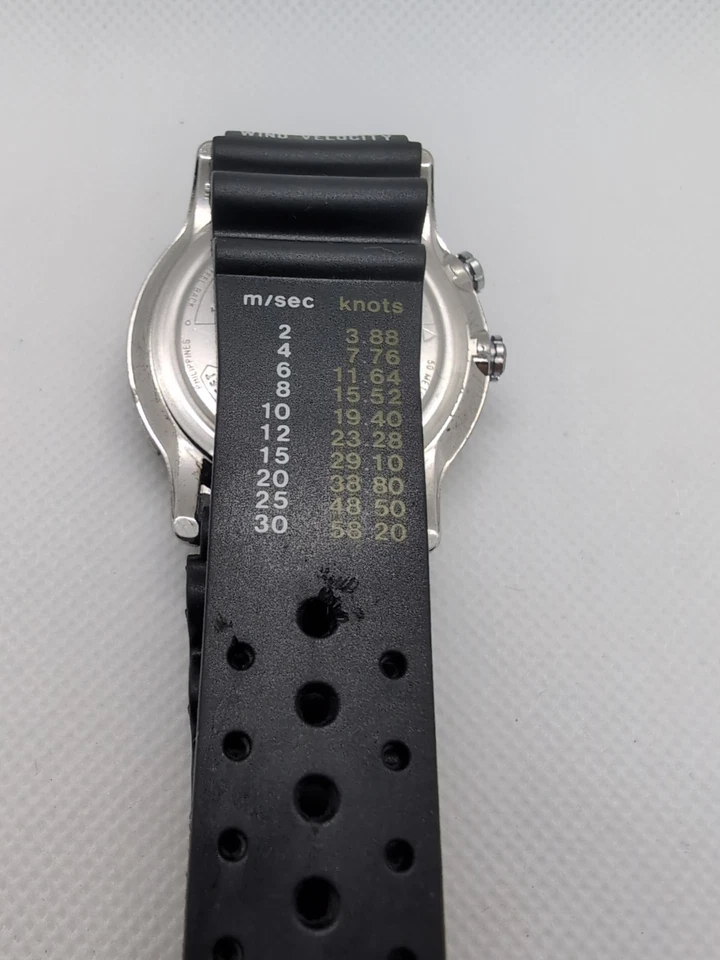 Reloj Timex Reef Gear Hombre 40mm Indiglo Alarma Tono Plateado Fecha Negro Batería Nueva Foto 3 de 4