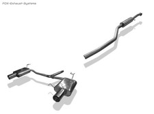  Komplettanlage für Honda Accord 8 CU1/CW1 Limo/Tourer ab 2008 je 114mm