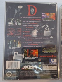 Sega Saturn Black Console CIB Games W/ Registration Tomb ,D Horror Tested  Rare