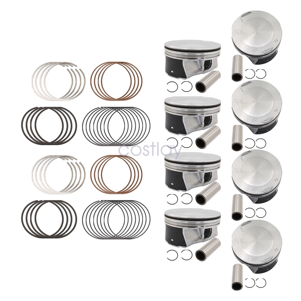 R+L Piston+Ring For Dodge Challenger Charger Durango Jeep Cherokee Wrangler 6.4L - Image 4 of 4