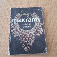 book on making macrame, instructions for making macrame products. Warsawa 1979