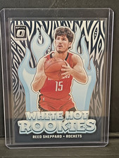 2024-25 Donruss Optic Reed Sheppard #12 White Hot Rookies Houston Rockets