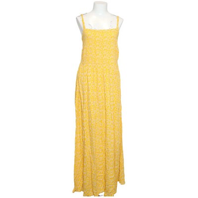 Zizzi, Maxikleid, Größe: M, Gelb/Weiß, Viskose, Blumen, Damen #8vu