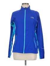 The North Face Women Blue Track Jacket M