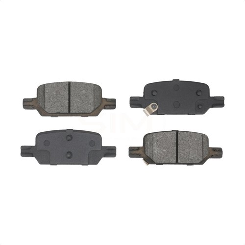 Front Rear Semi-Metallic Brake Pads Parking Shoes Kit For Chevrolet Colorado GMC - Picture 9 of 12
