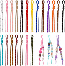 20 PCS Rope Keychain Paracord for Keychain Making Paracord Keychains Kit Braid