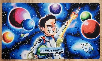 Rudy to the Moon Playmat Alpha Investments Exclusive MetaZoo - No Metazoo Logo