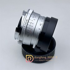 Lens Hood Square Metal W/lid Camera For Voigtlander vm35/2 vm35/2.5 vm28/2ii