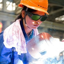 Welding Glasses, Wrap-Around Safety Welding Lens, Welding glasses, Anti-Scratch,