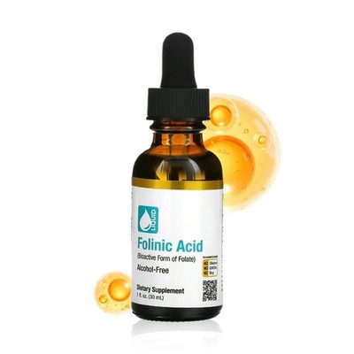 Folinic Acid Leucovorin Bioactive Form of Folate Alcohol Free 30ml,Speech Delay