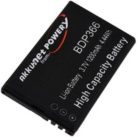 Akku FüR Handy Doro Primo 366 3,7V 1200Mah/4,4Wh Li-Ion Schwarz