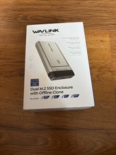 Wavlink M.2 Enclosures Dual-Bay Clone 40Gbps USB4 10Gbps/20Gbps NVMe/SATA