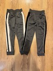 Falls Creek Two Pack Athletic Pants Toddler Size 4T Gray With Stripe — photo 1