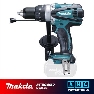 Makita DHP458Z 18 V LXT Li-Ion kabelloser Kombihammer Bohrhammer 2 Geschwindigkeiten nur Gehäuse