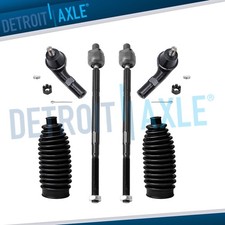 Front Inner Outer Tie Rods With Boots For Volkswagen Jetta Beetle Golf Rabbit
