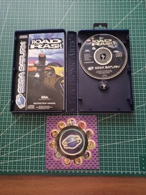 Road Rash Sega Saturn Video Game PAL UK Boxed, Complete Good Condition