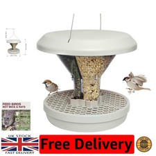 Elegant Davos Hanging Bird Feeder – UV Resistant & Weatherproof for All Seasons
