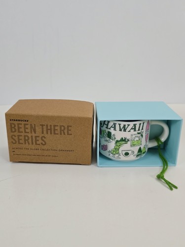 Starbucks HAWAII Serie Been There ORNAMENTO Mini Taza Cerámica Verde 2oz - Imagen 7 de 7