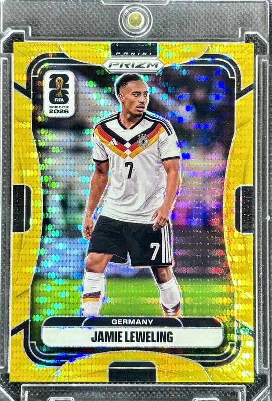 2026 Panini Prizm FIFA World Cup Jamie Leweling Breakaway Gold Prizm /10 Germany