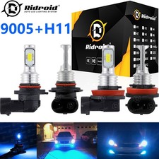 H11 9005 Led Headlight Kit Combo Bulbs 8000k Highlow Beam Super Bright Ice Blue H11 9005 Led Headlight Kit Combo Bulbs 8000k Highlow Beam Super Bright Ice Blue