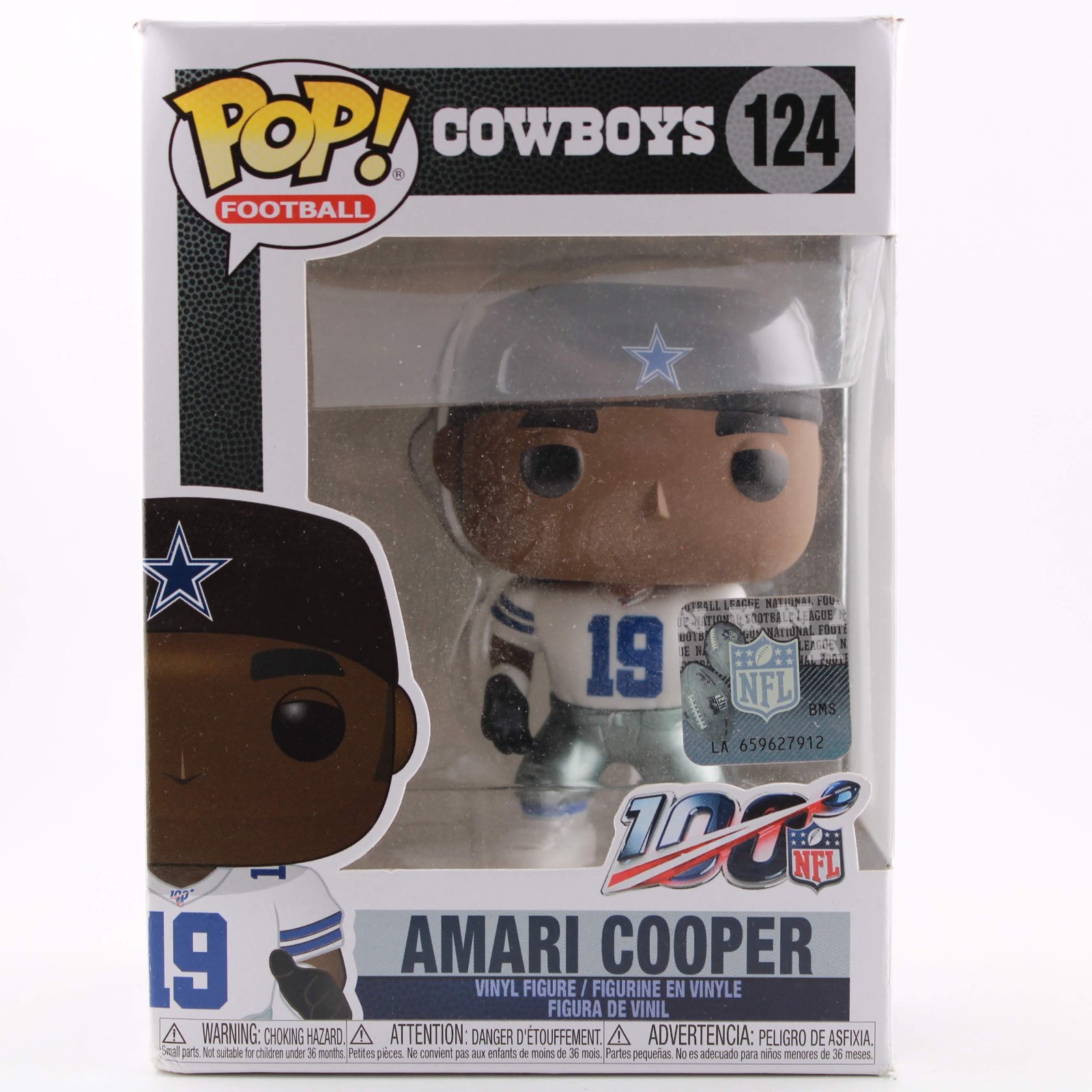 Funko Pop Cowboys - Amari Cooper - Nfl - 100 Year Anniversary Edition # 124